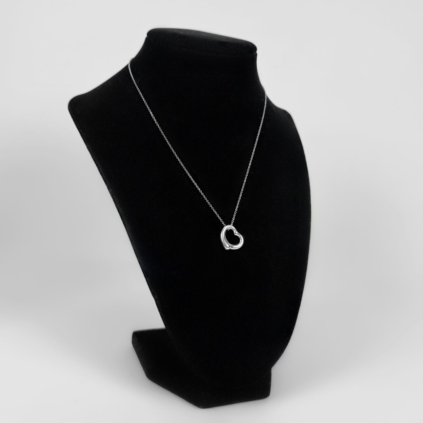 Tiffany & Co. Elsa Peretti Floating Heart Necklace