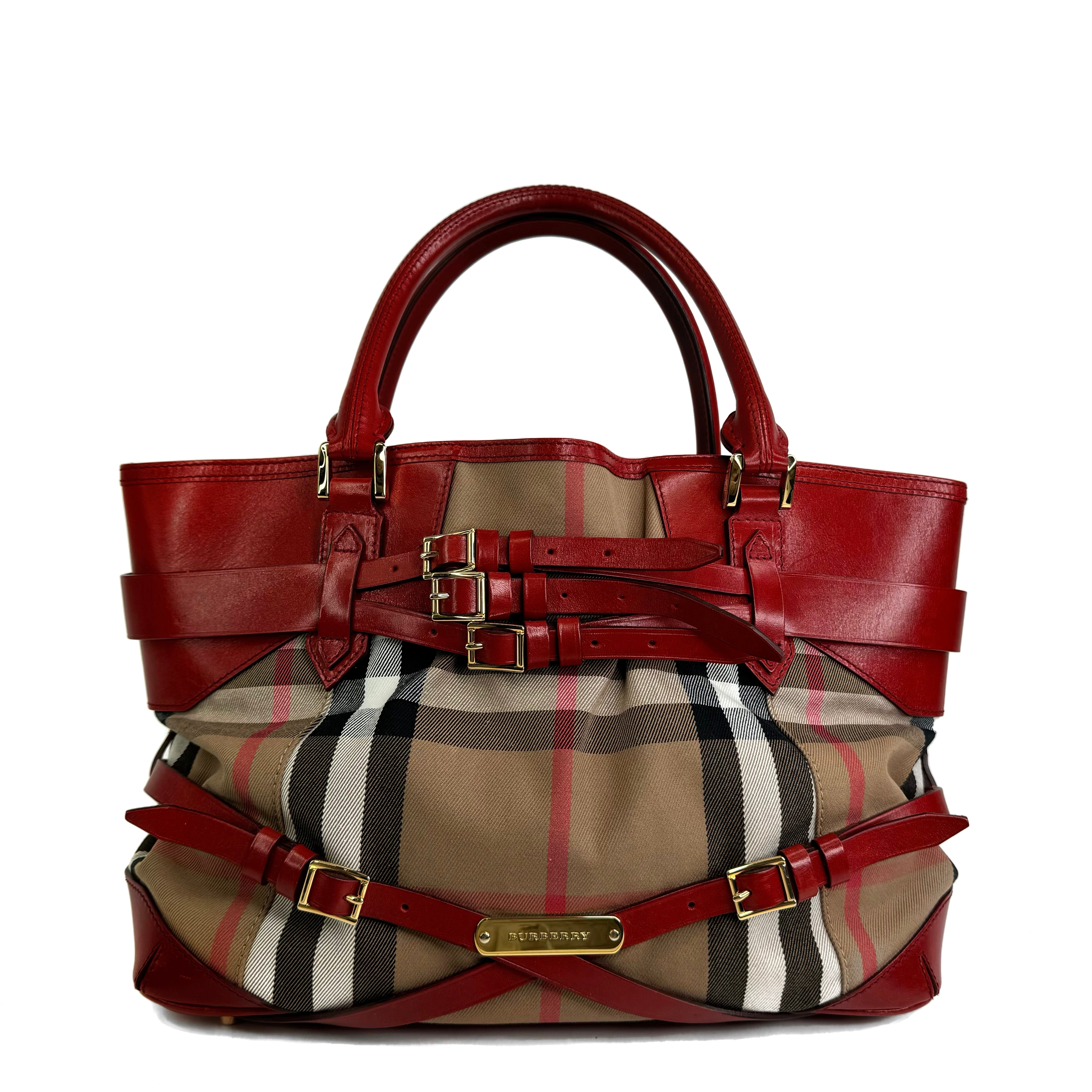 Burberry top bridle handbag