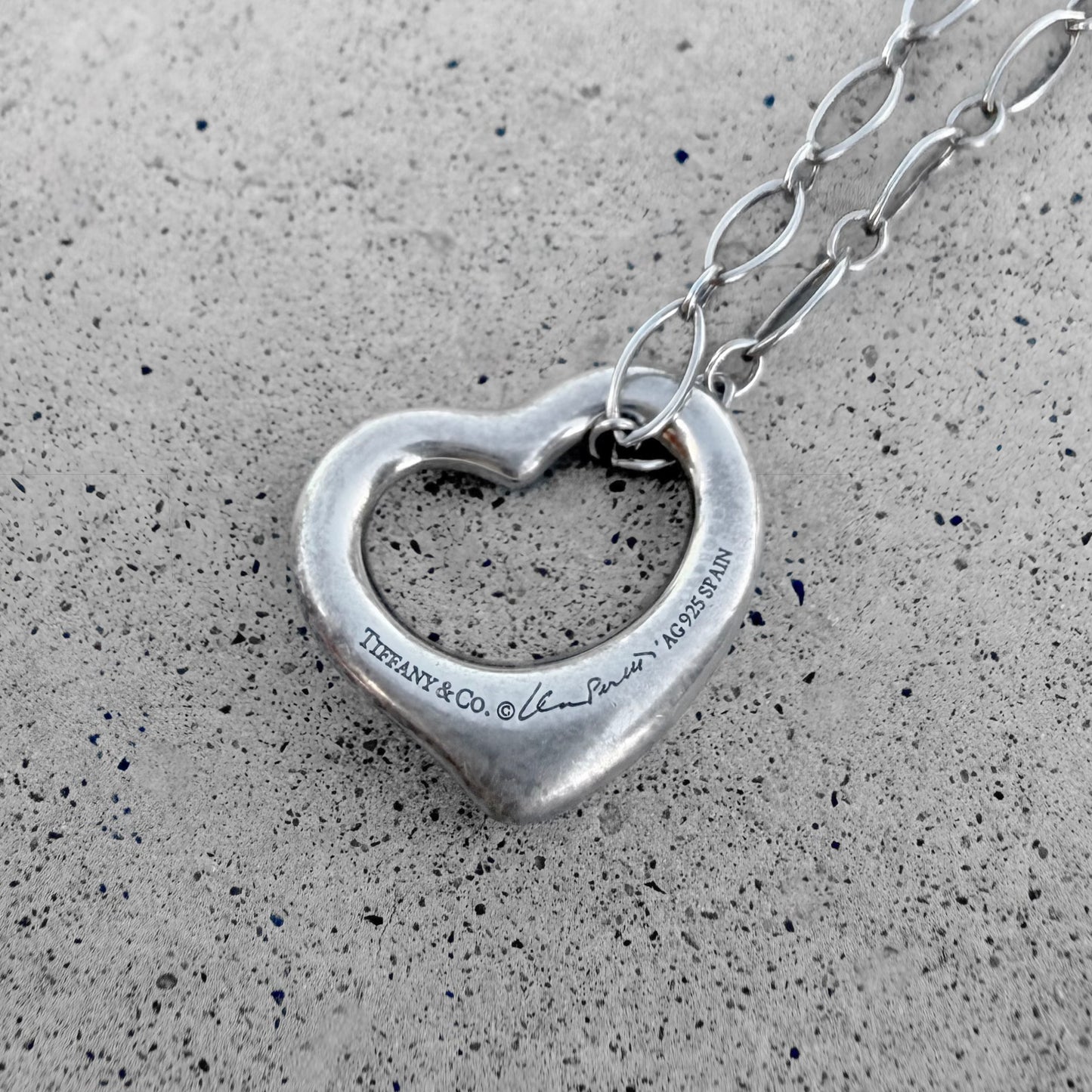 Tiffany & Co. Elsa Peretti Open Heart Necklace