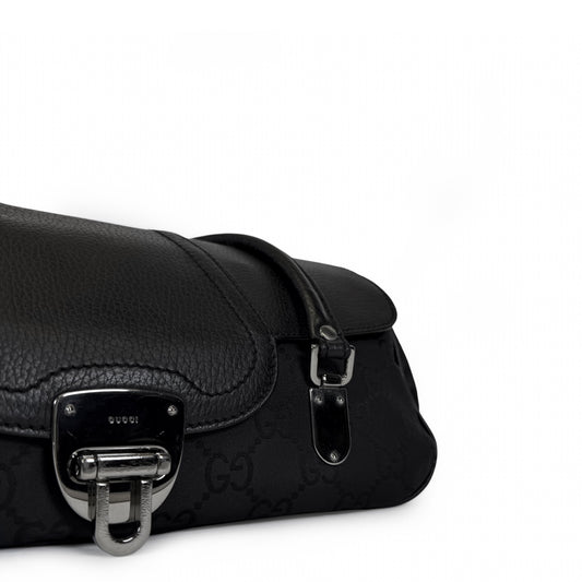 Gucci GG Monogram Baguette Shoulder Bag
