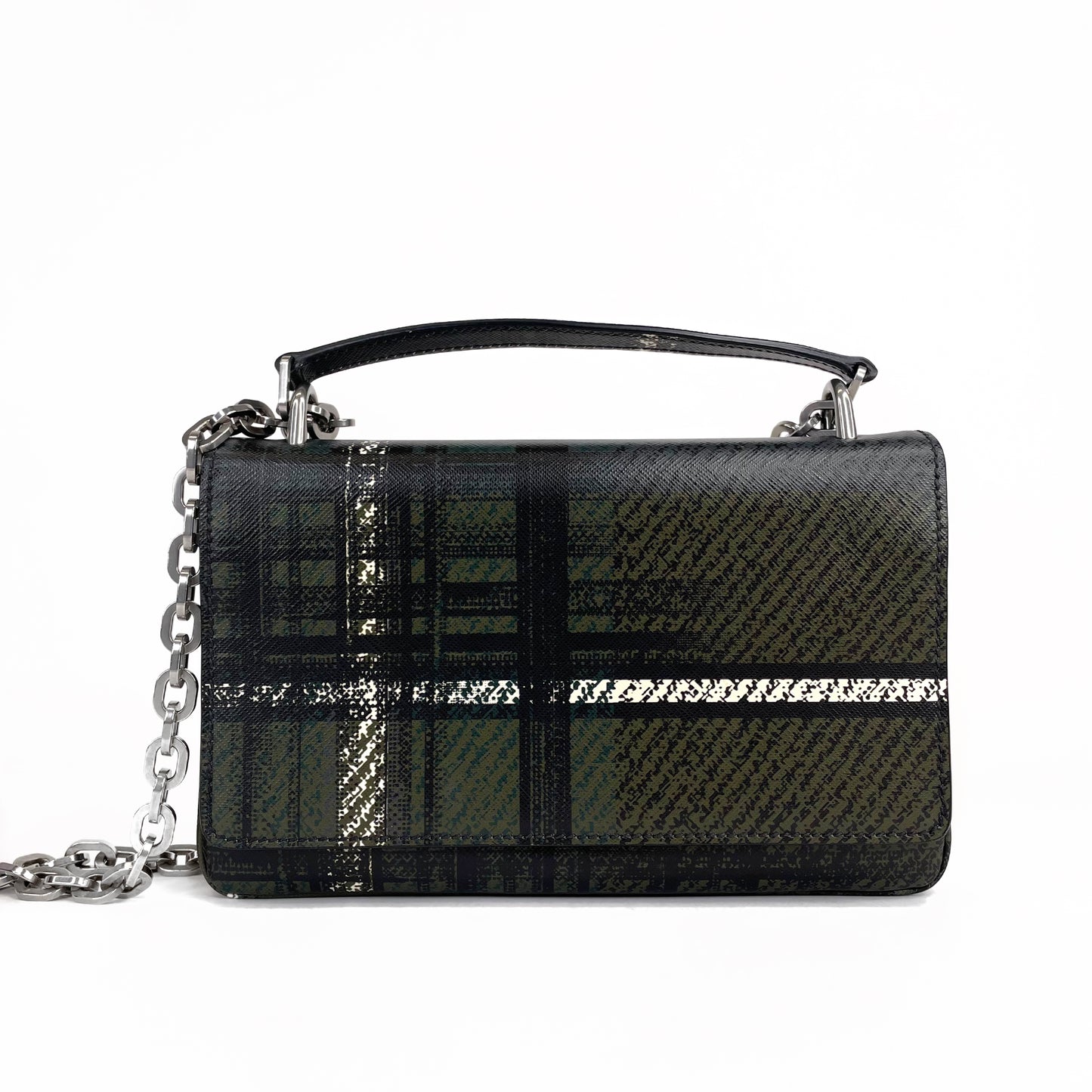 Prada Tartan Chain Bag