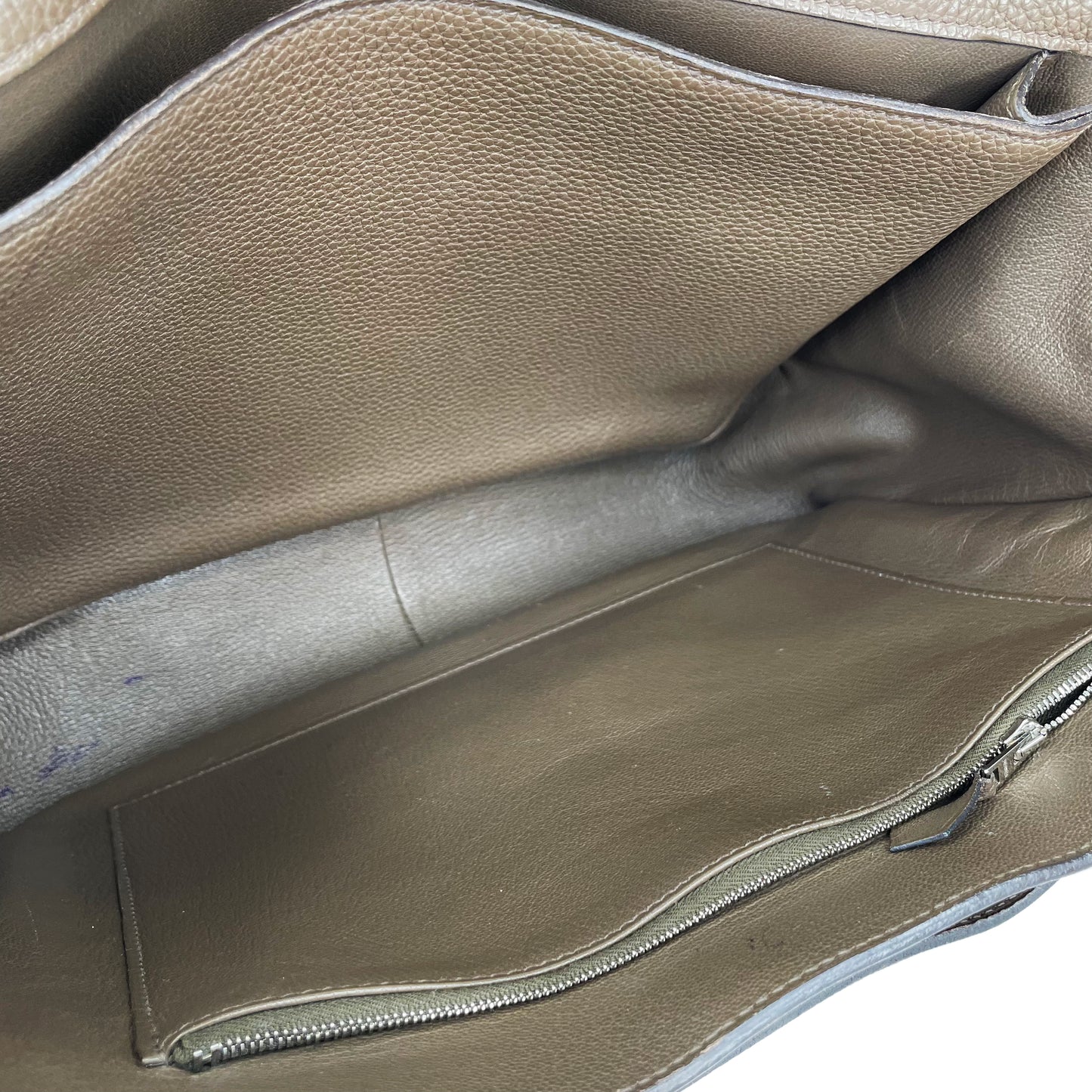 Hermès Etoupe Clemence Steve Messenger Bag
