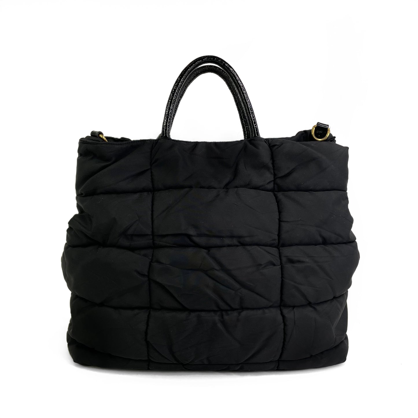 Prada Gaufre Nylon Tote Bag