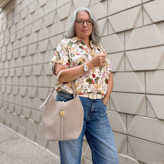 Demellier Siena Suede Bucket Bag