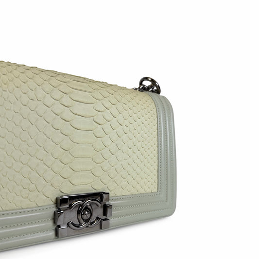 Chanel Python Boy Bag