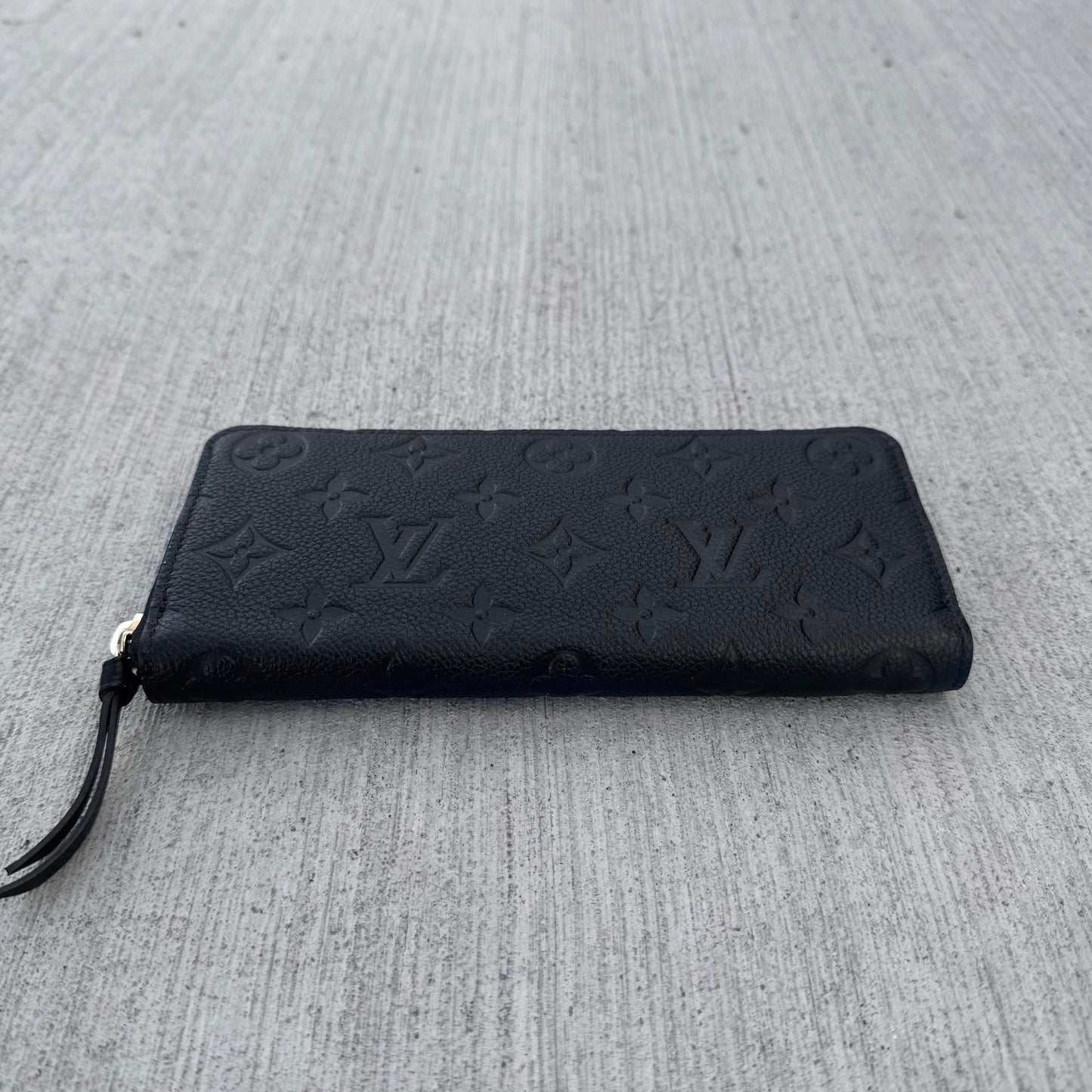 Louis Vuitton Zippy Empriente Leather Wallet