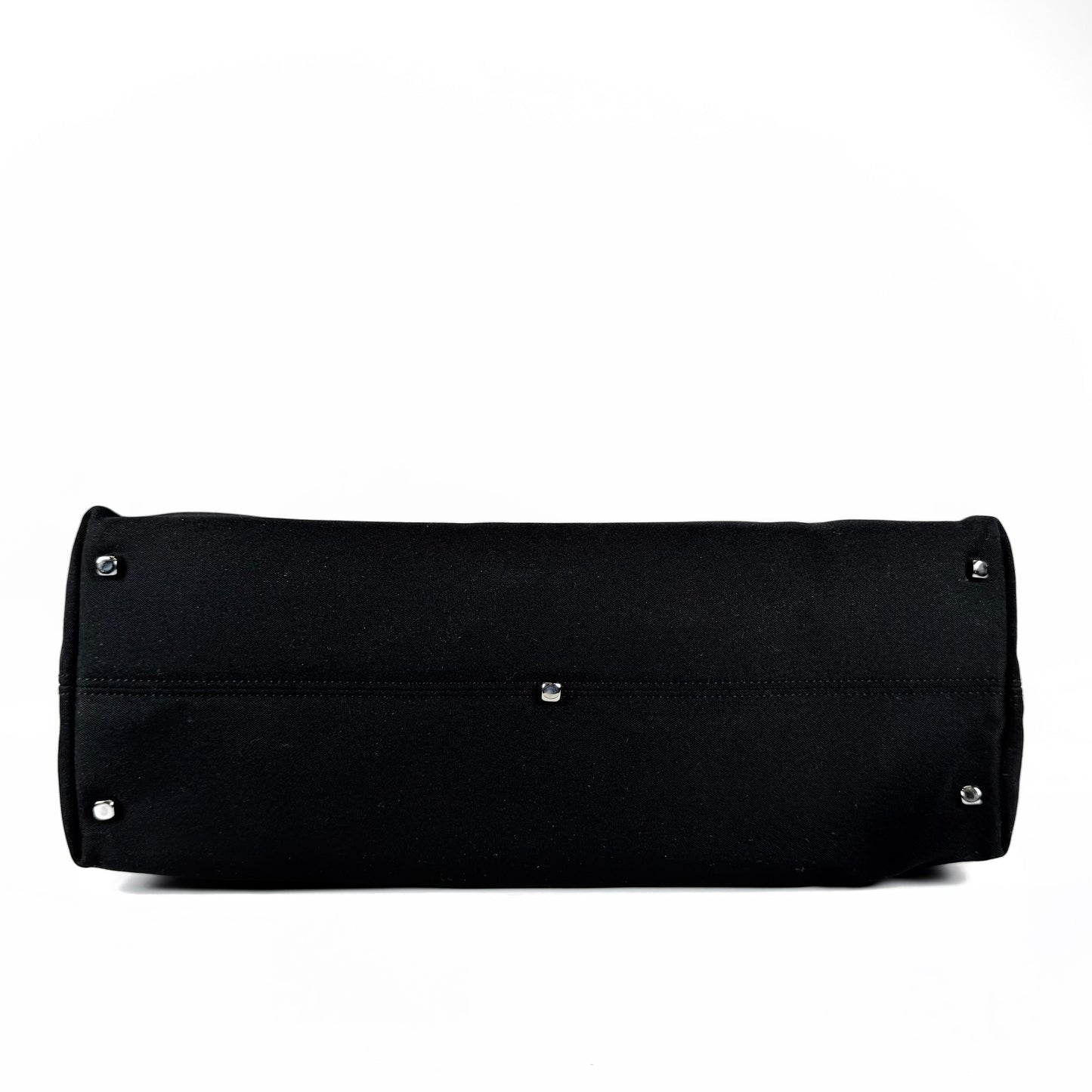 Ferragamo Tiered Grosgrain Nylon Shoulder Bag