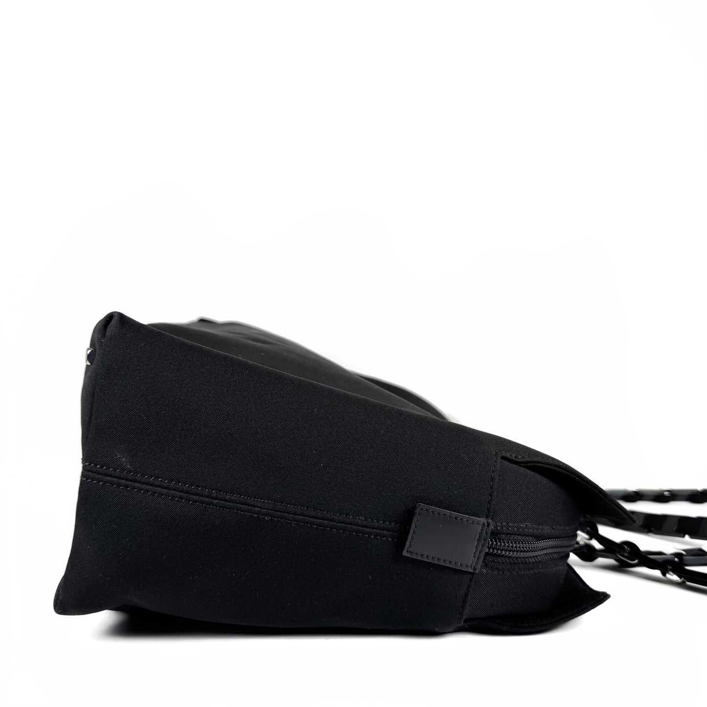 Ferragamo Tiered Grosgrain Nylon Shoulder Bag