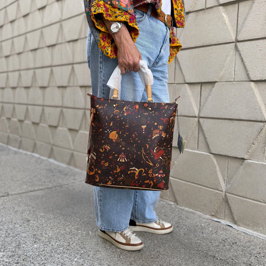 Piero Guidi Magic Circus Tall Tote Bag