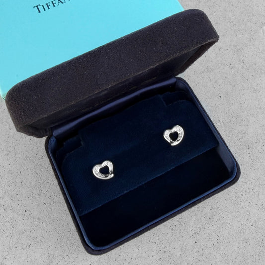 Tiffany & Co. Elsa Peretti Open Heart Earrings