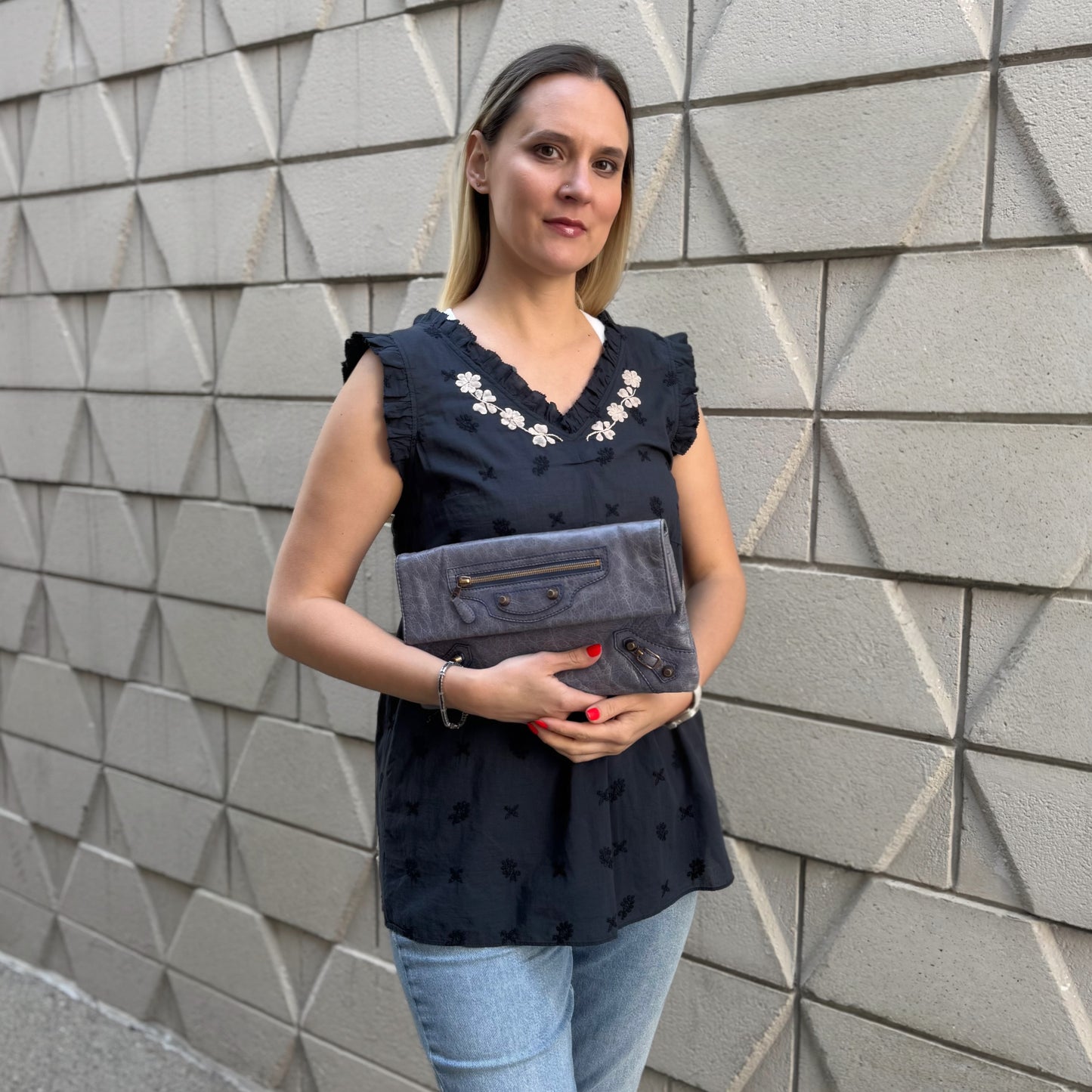Balenciaga City Envelope Clutch