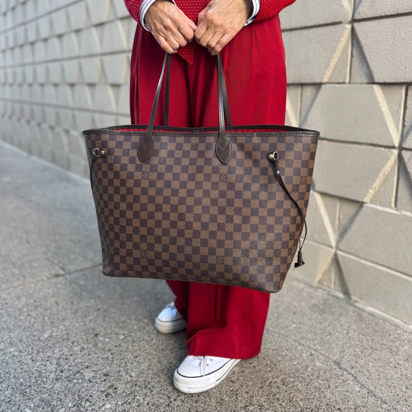 Louis Vuitton Neverful Damier Ebene Bag