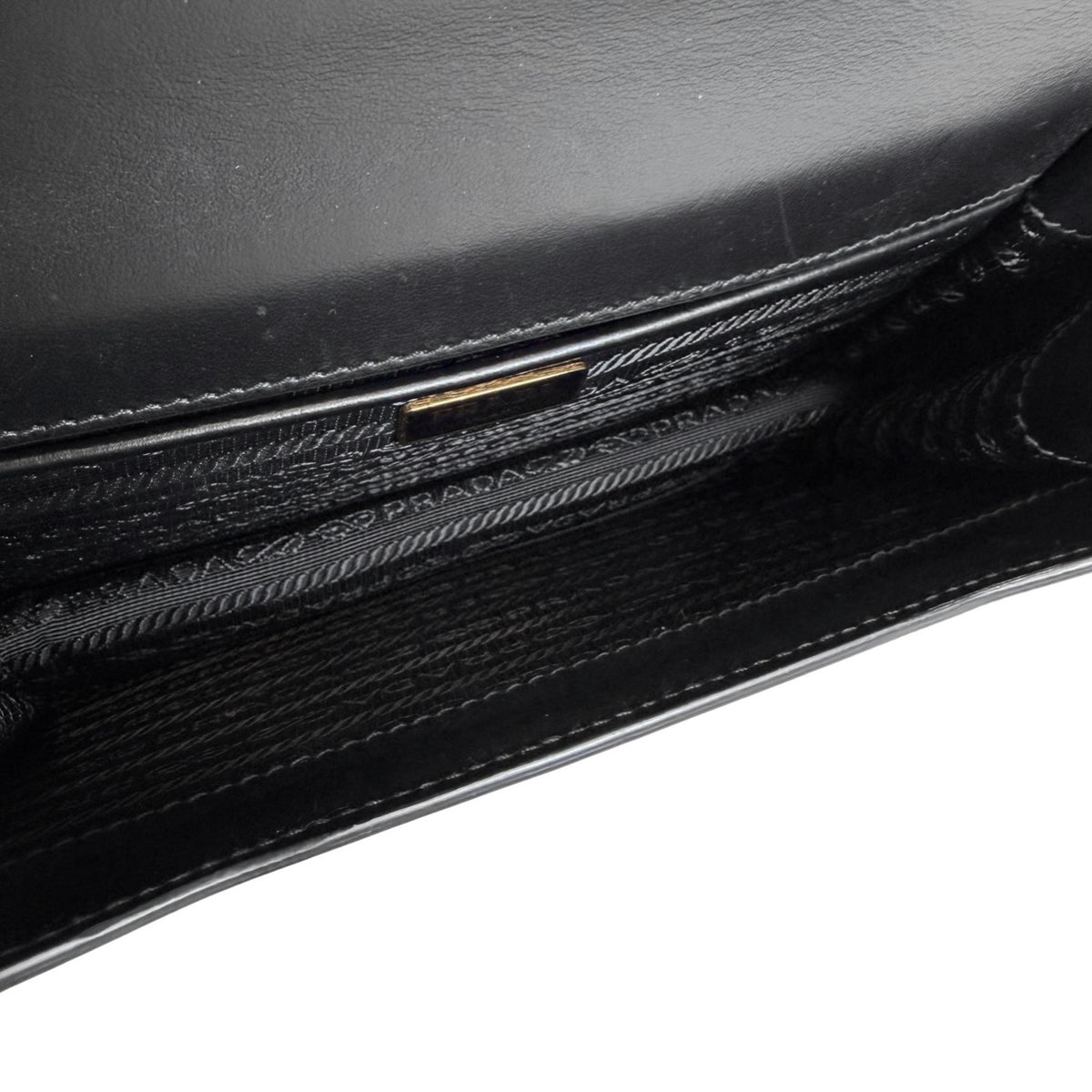 Prada Saffiano Leather Mini Chain Shoulder Bag