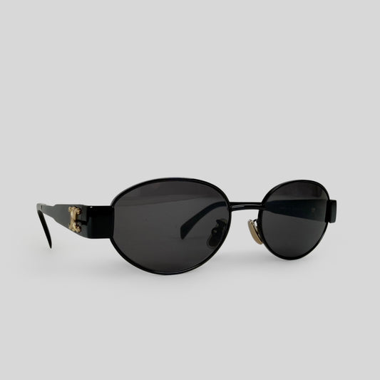 Celine Oval Metal Triomphe Sunnies