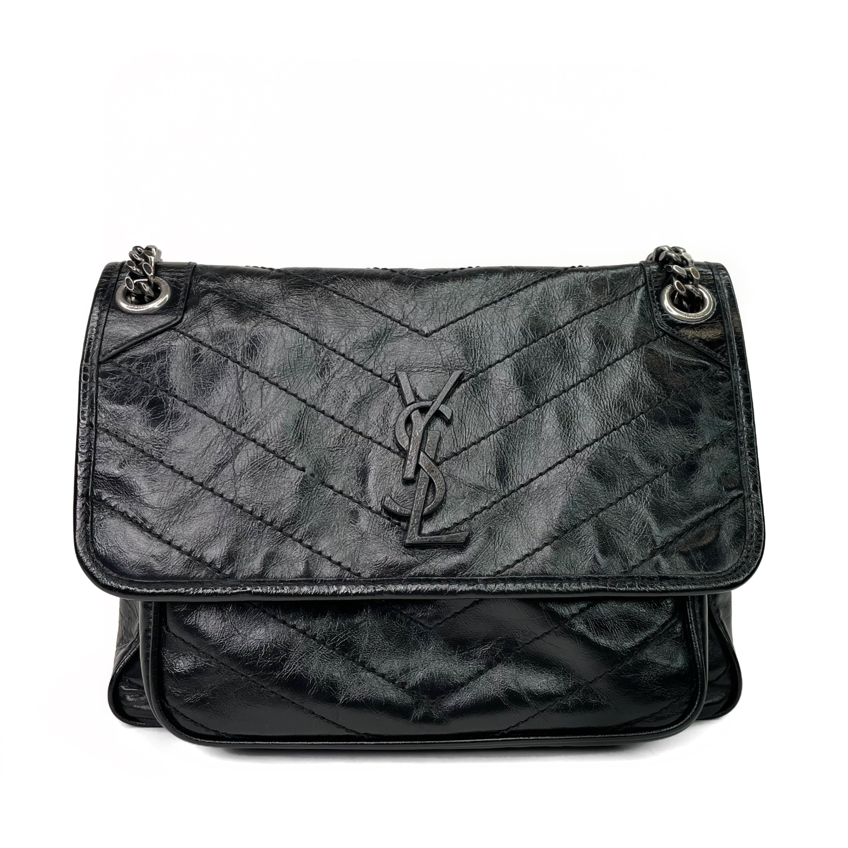 Saint laurent small hot sale niki bag