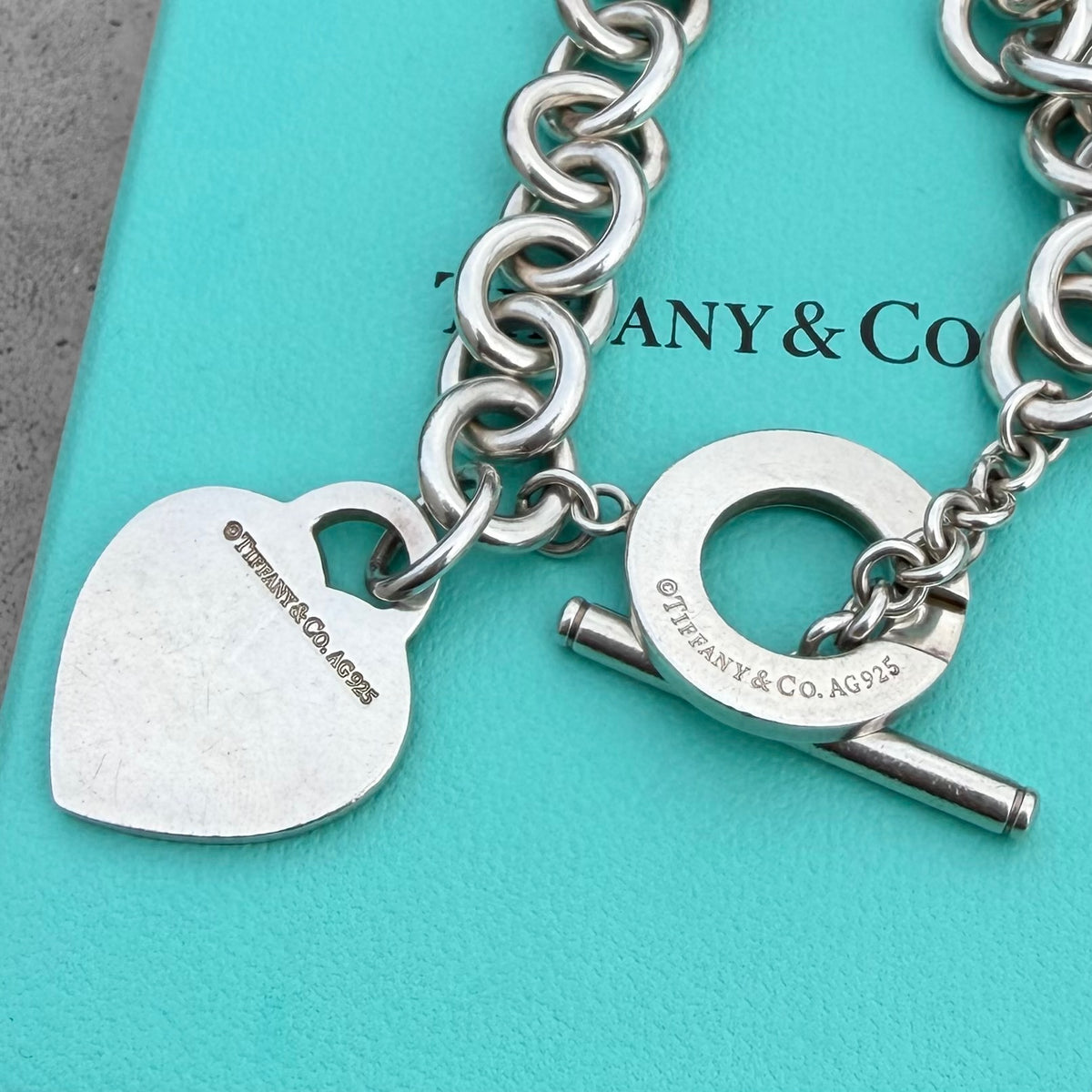 Tiffany & Co. Heart Tag Toggle Bracelet