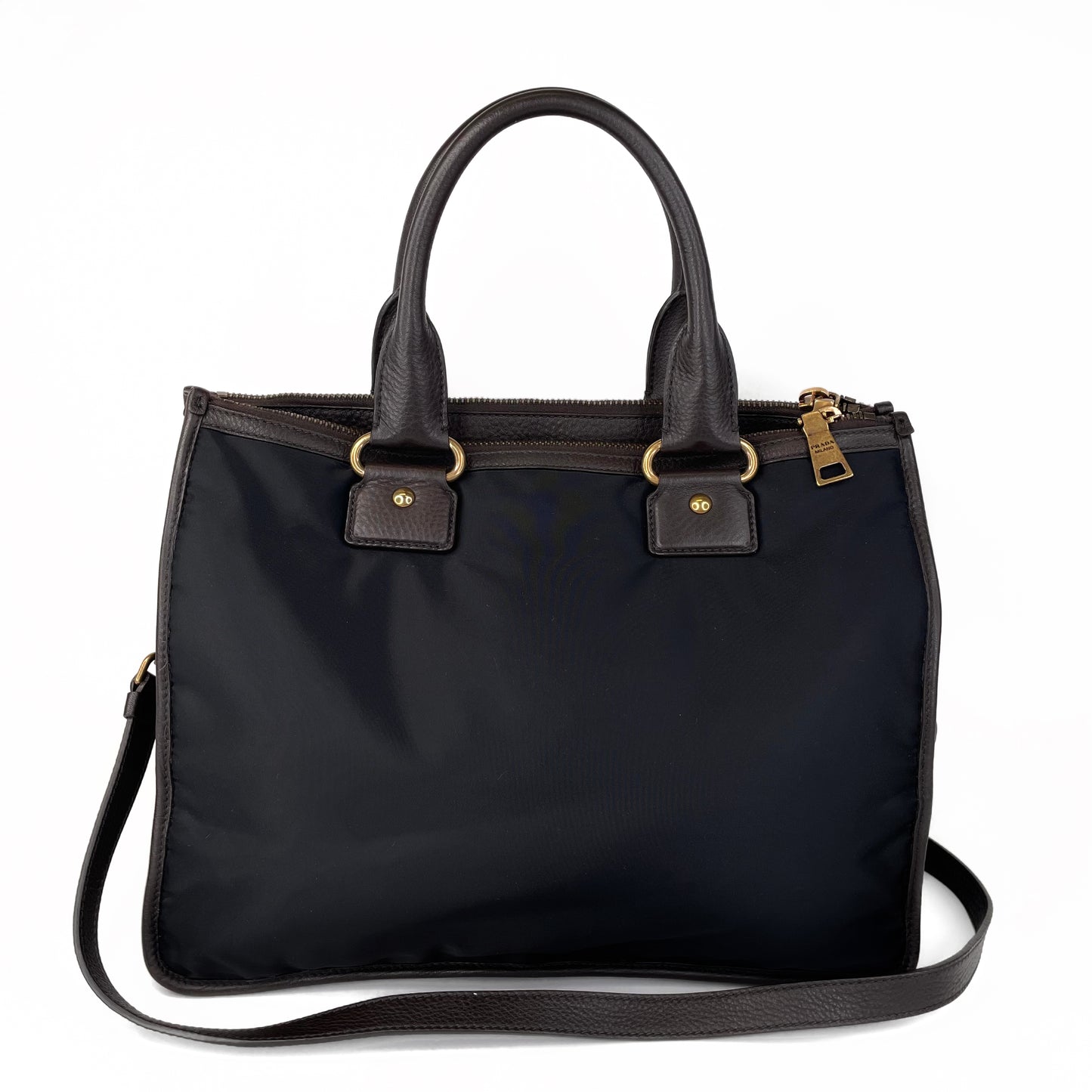 Prada Canapa Logo Tote Bag
