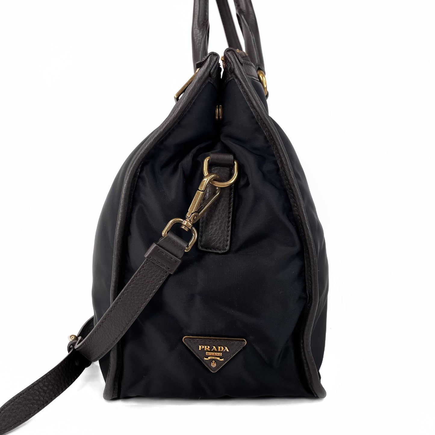 Prada Canapa Logo Tote Bag
