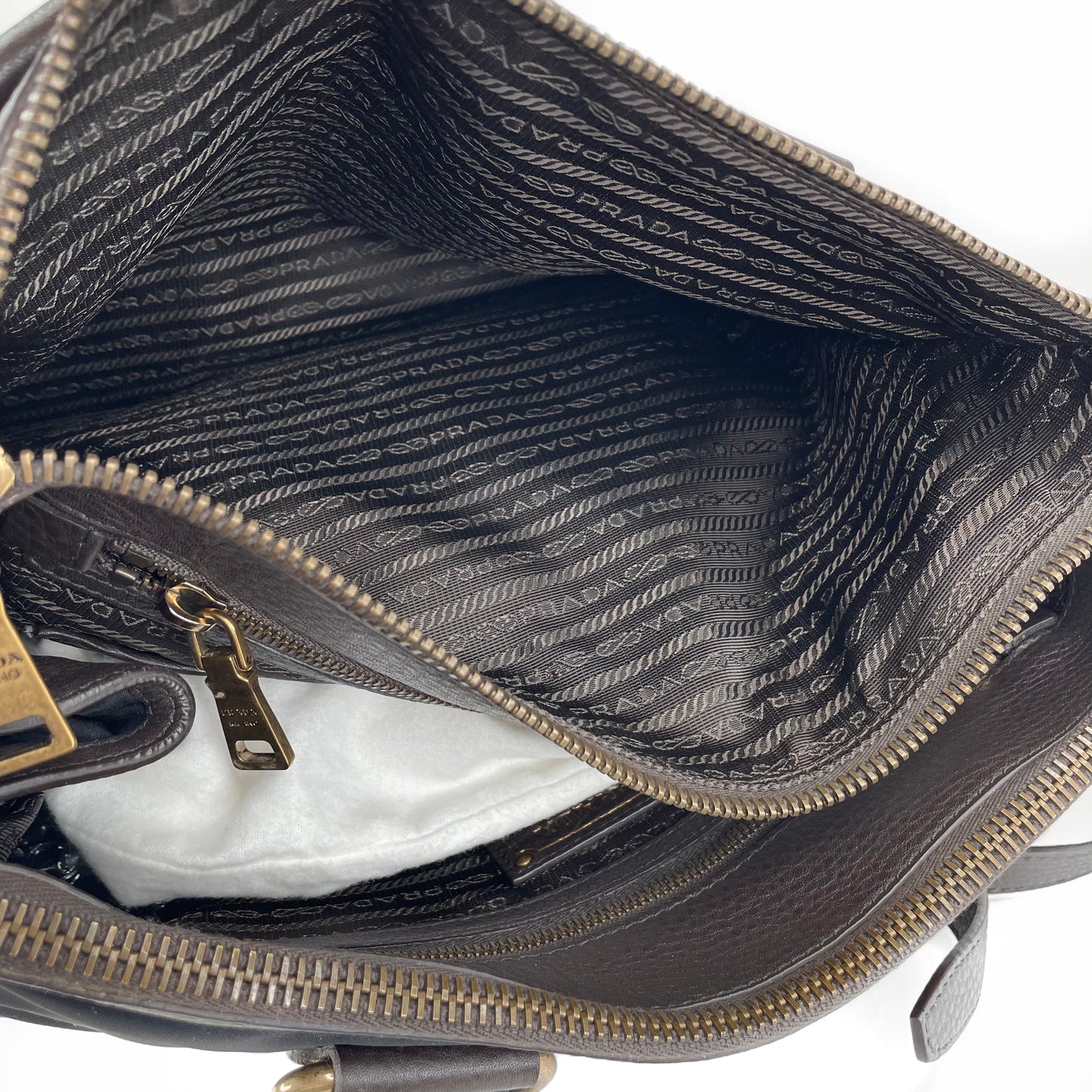 Prada Canapa Logo Tote Bag