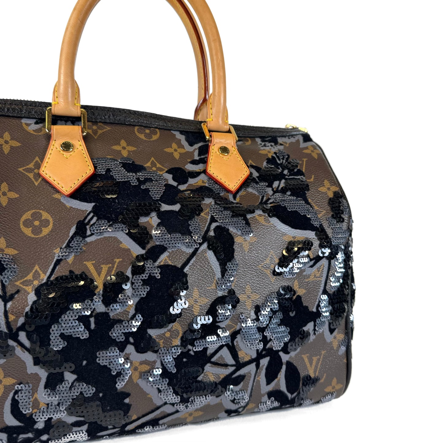 Louis Vuitton Limited Edition Fleur De Jais Speedy Bag