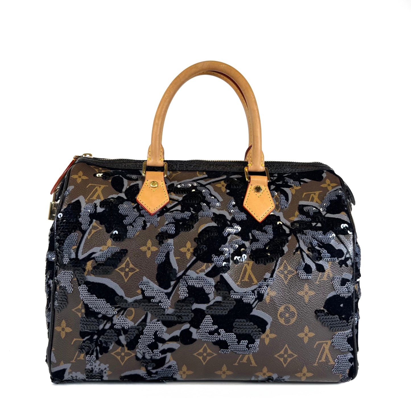 Louis Vuitton Limited Edition Fleur De Jais Speedy Bag
