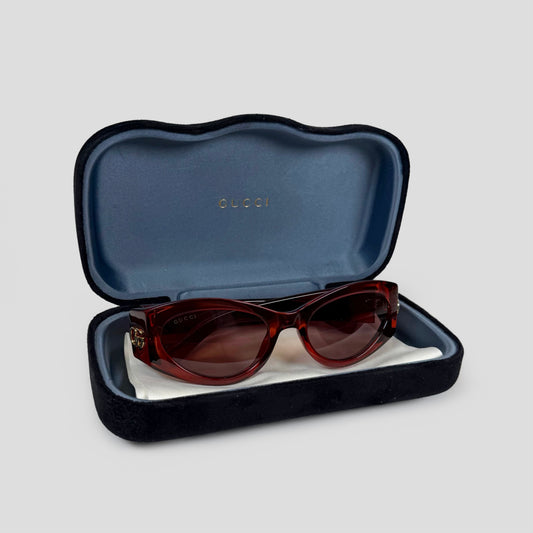 Gucci Cat Eye Red Sunglasses
