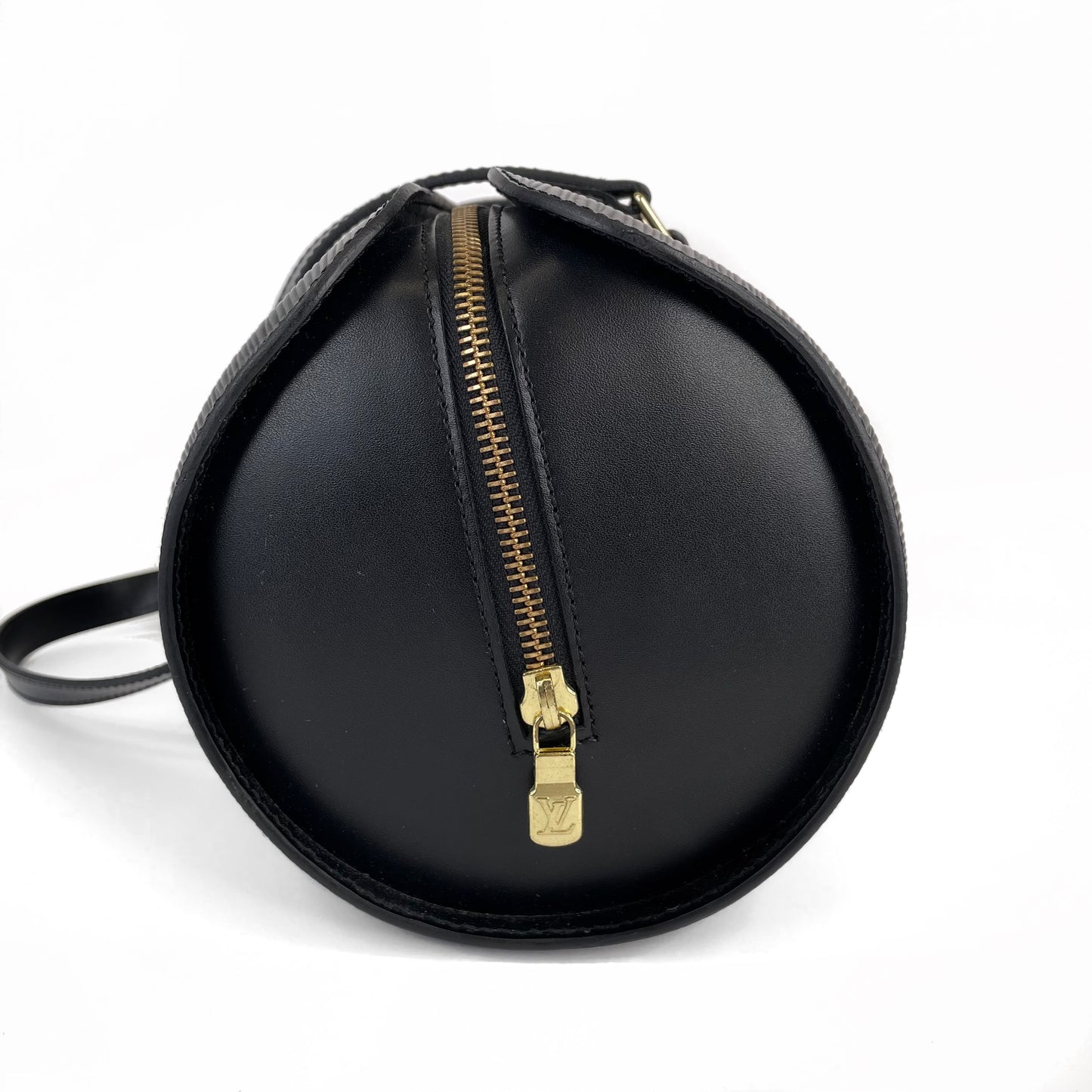 Louis Vuitton Black Epi Soufflot Bag