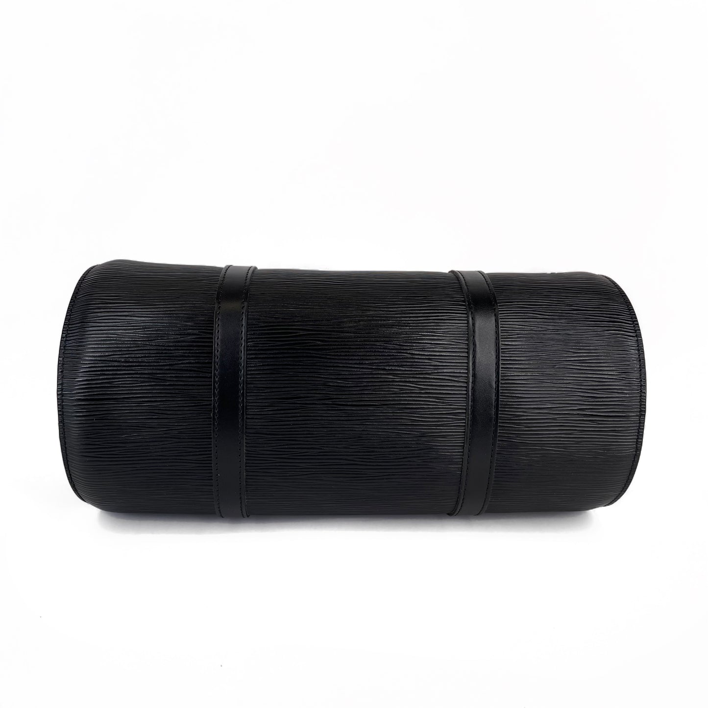 Louis Vuitton Black Epi Soufflot Bag