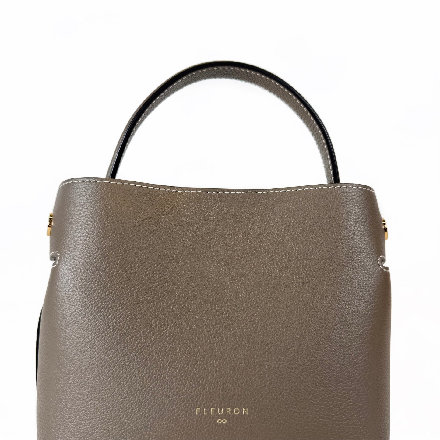 Fleuron Mini Swann Taupe Bag
