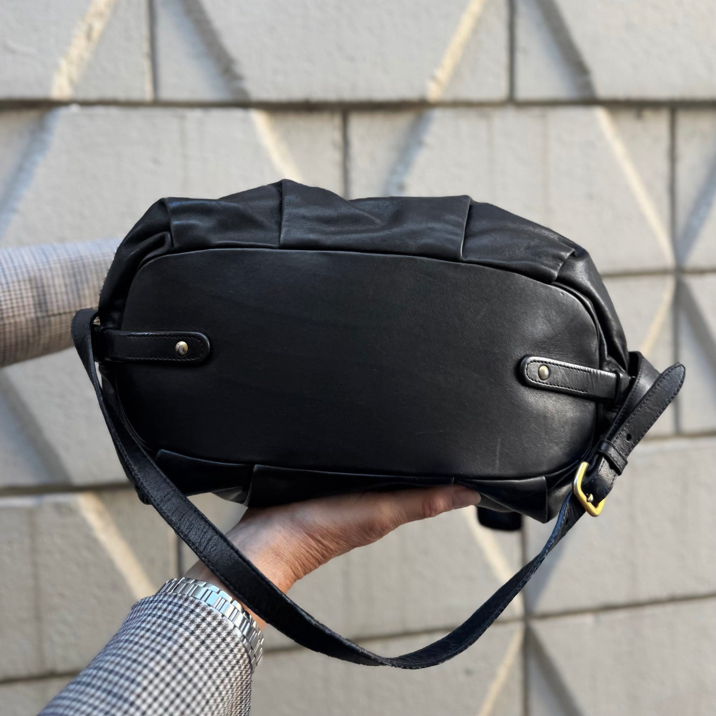 Prada Soft Calfskin Two Way Bag