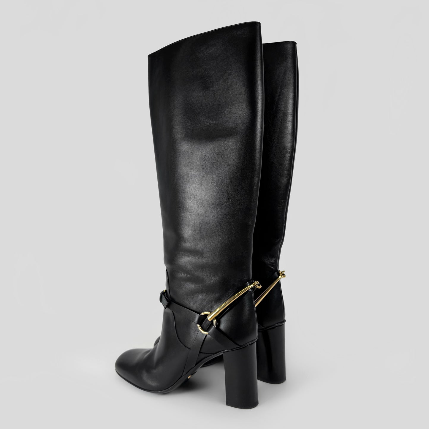 Gucci Horsebit Leather Tall Boots