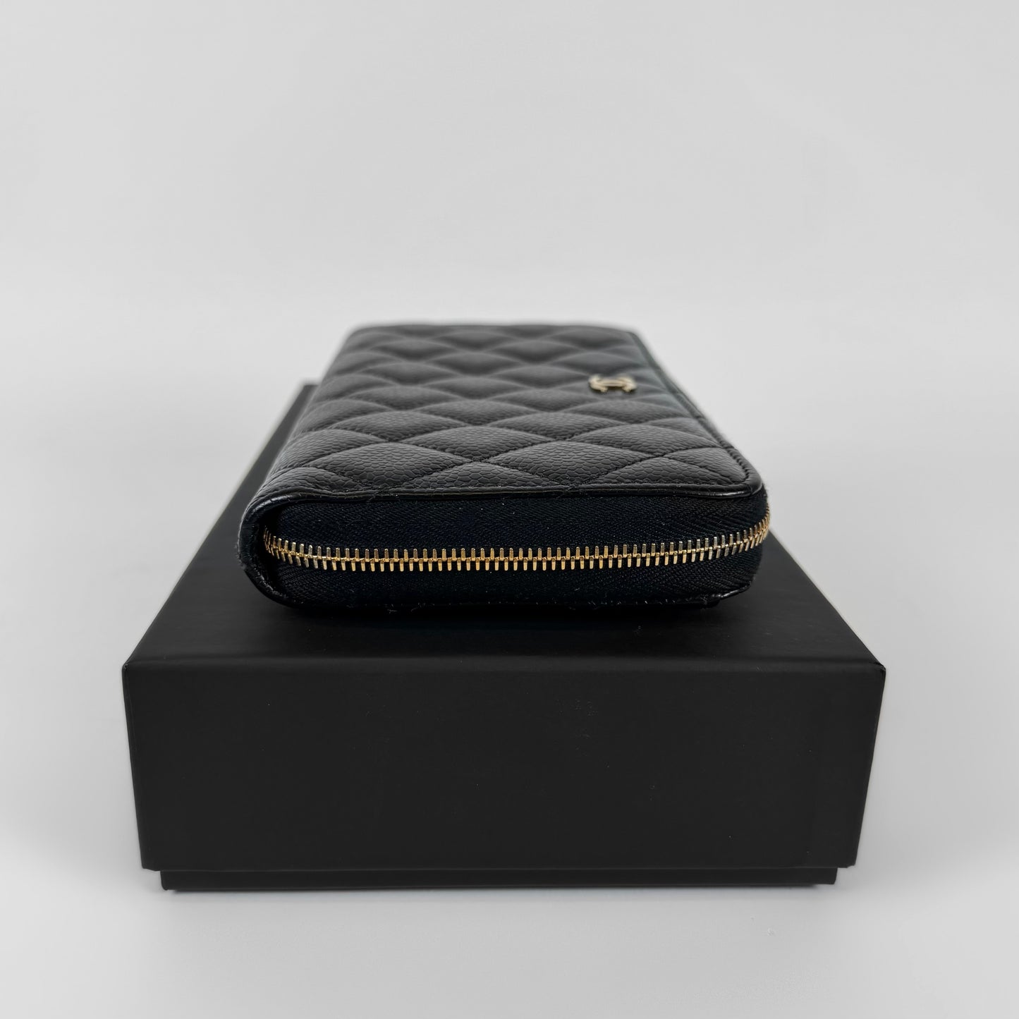 Chanel Caviar Leather Long Wallet
