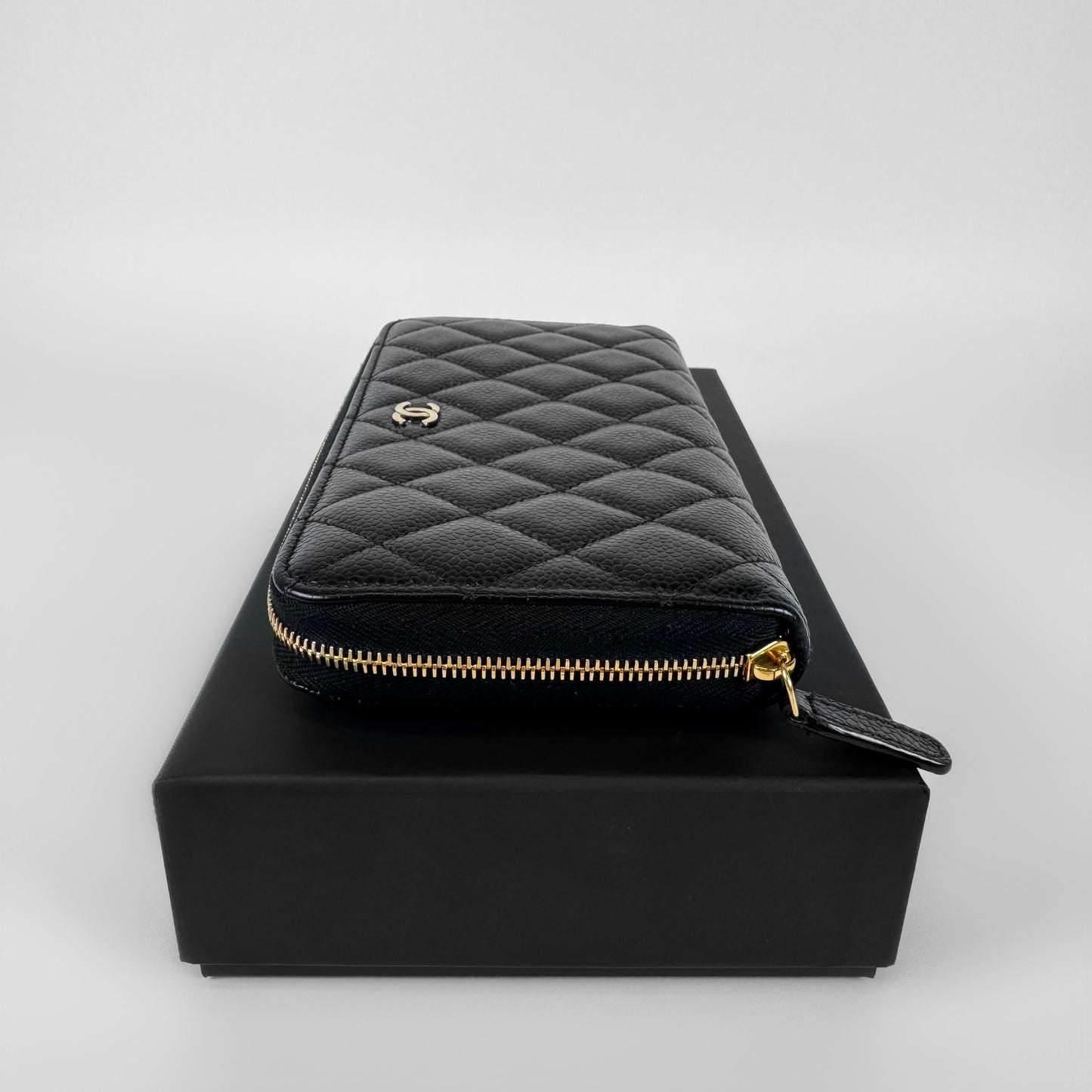 Chanel Caviar Leather Long Wallet