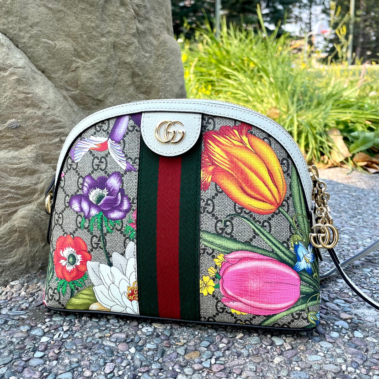 Gucci Ophidia Floral Dome Bag