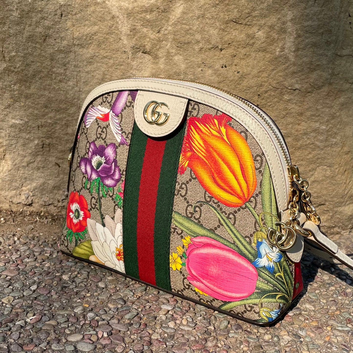 Gucci Ophidia Floral Dome Bag