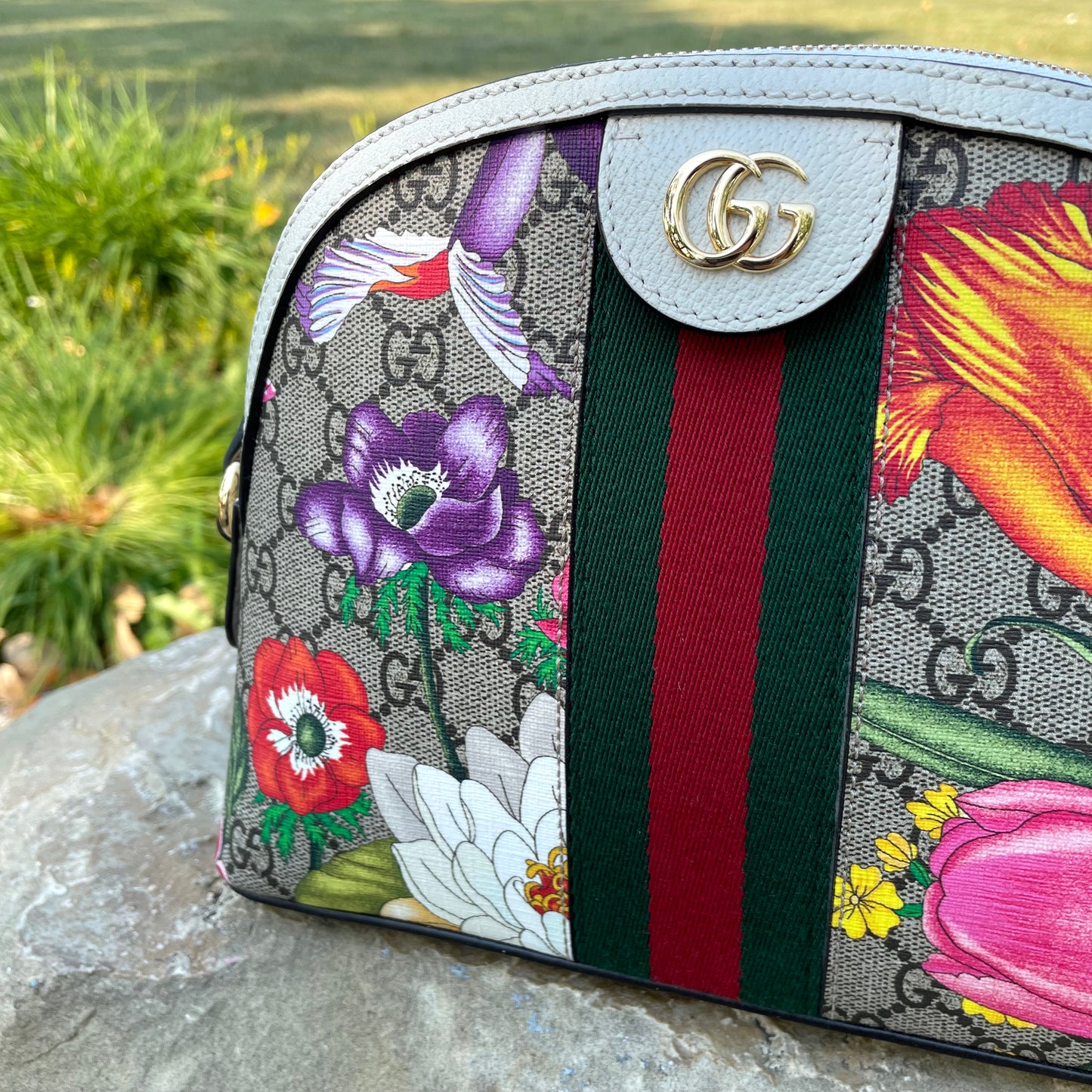 Gucci Ophidia Floral Dome Bag
