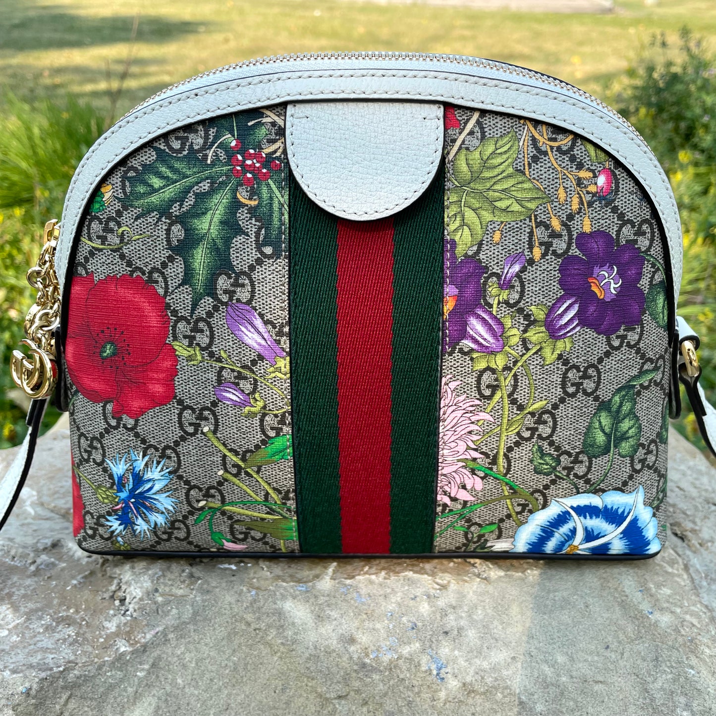 Gucci Ophidia Floral Dome Bag