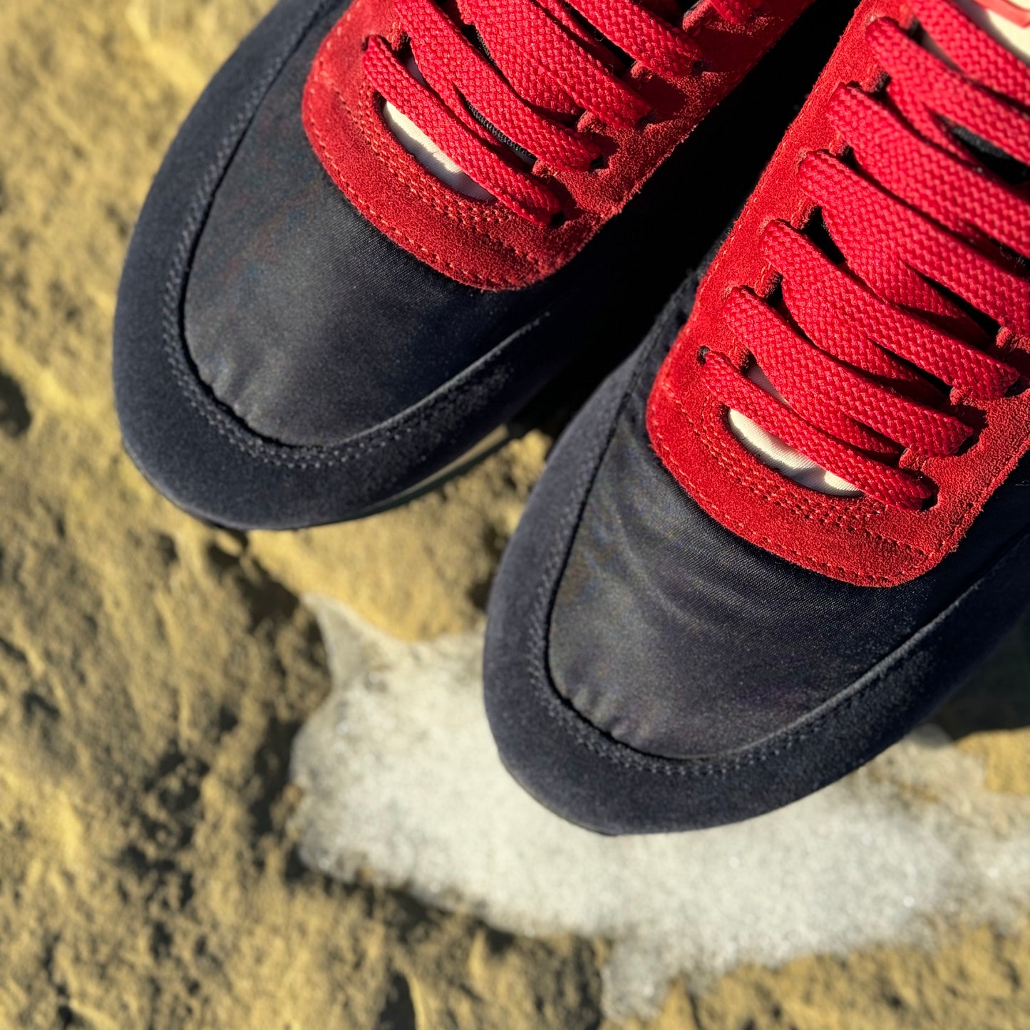 Moncler Tricolor Horace Low-Top Sneakers