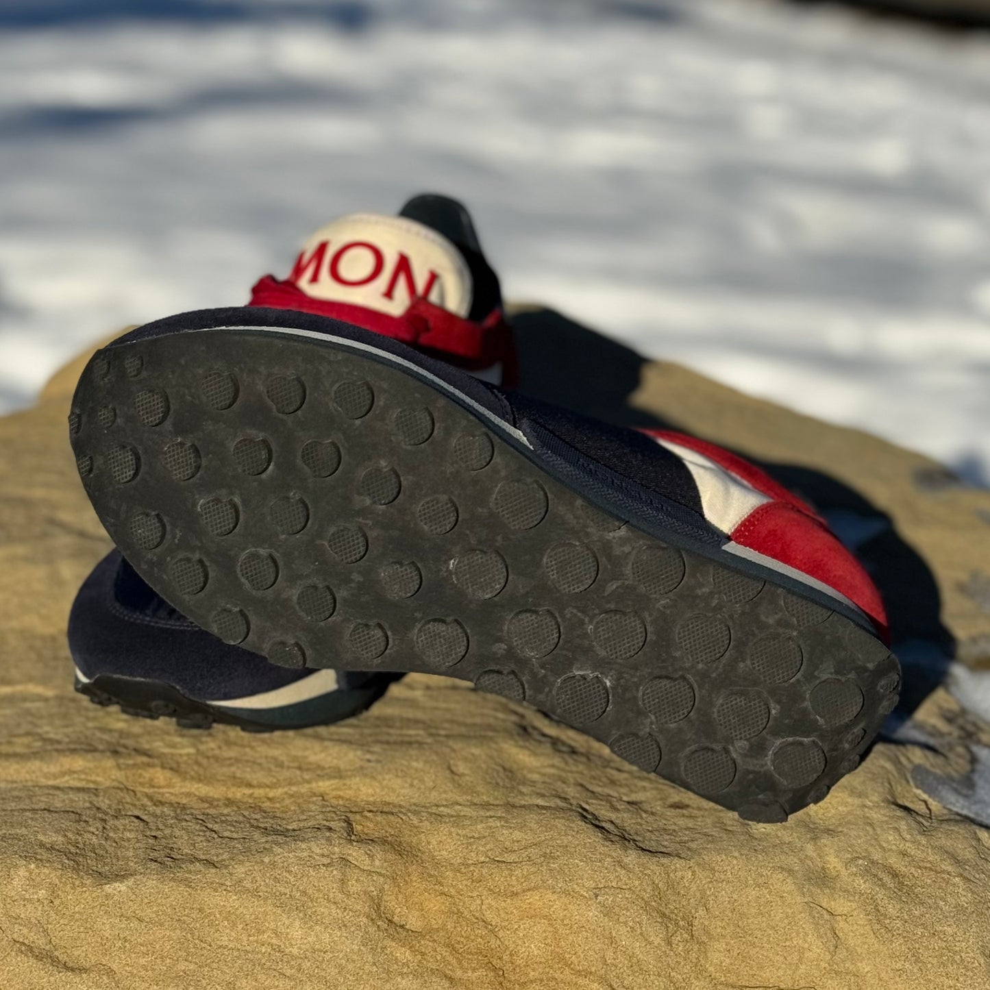 Moncler Tricolor Horace Low-Top Sneakers