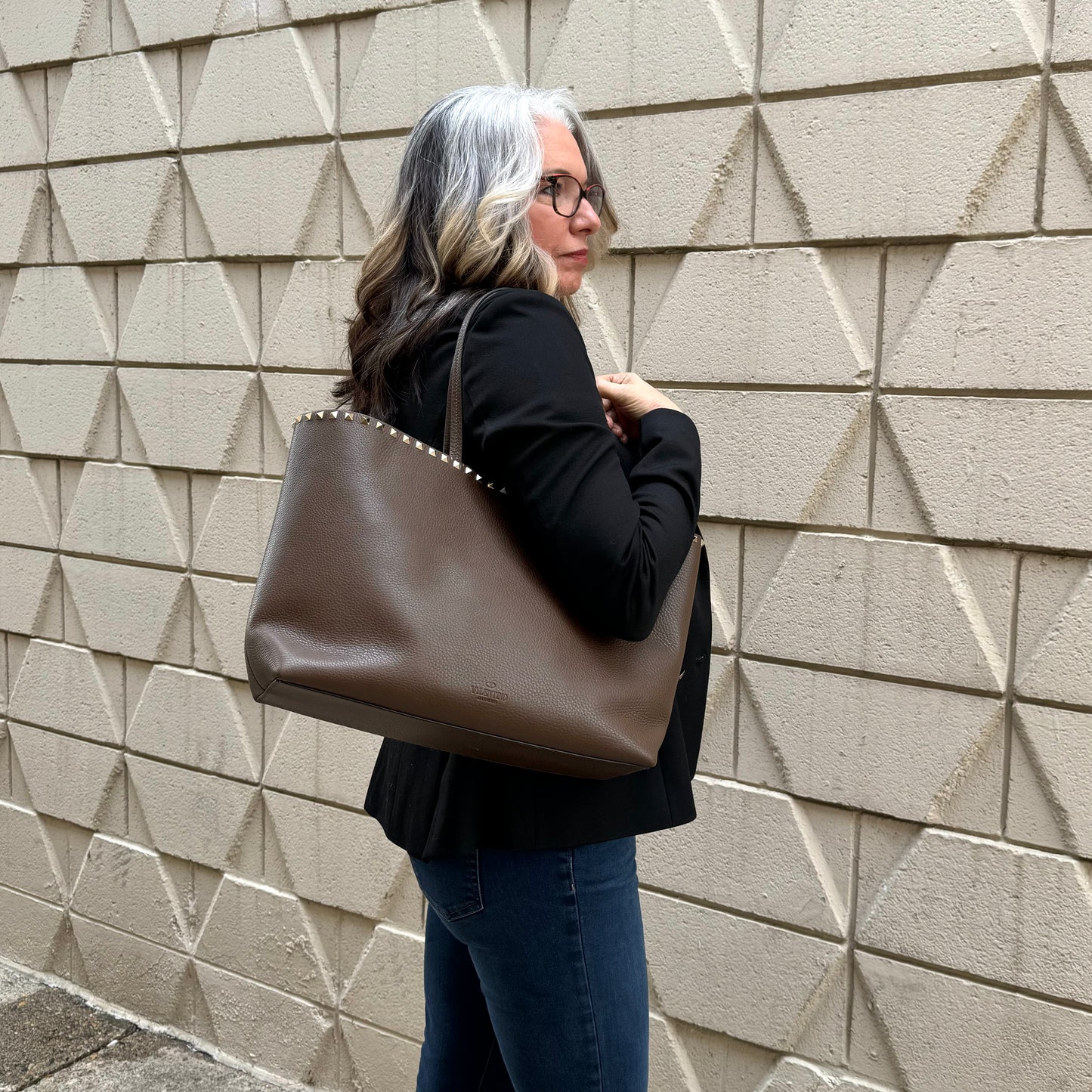 Valentino Garavani Rockstud Tote Bag