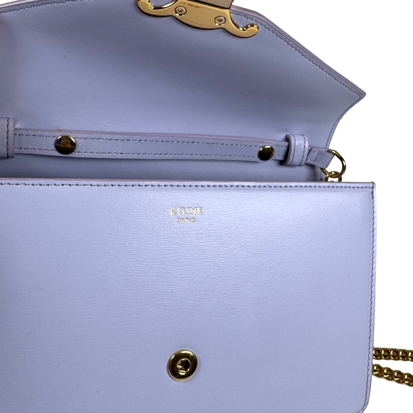 Celine Triomphe Margo Wallet on Chain