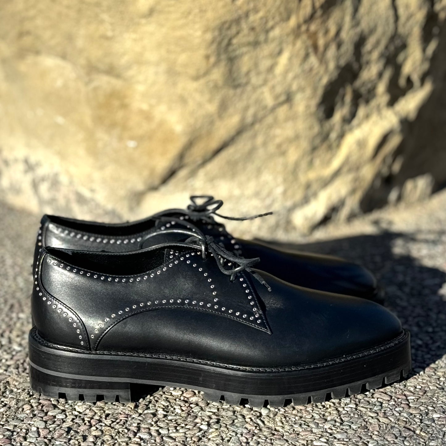 Alaïa Grommet Studded Loafers
