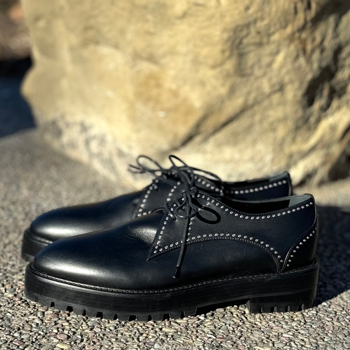 Alaïa Grommet Studded Loafers