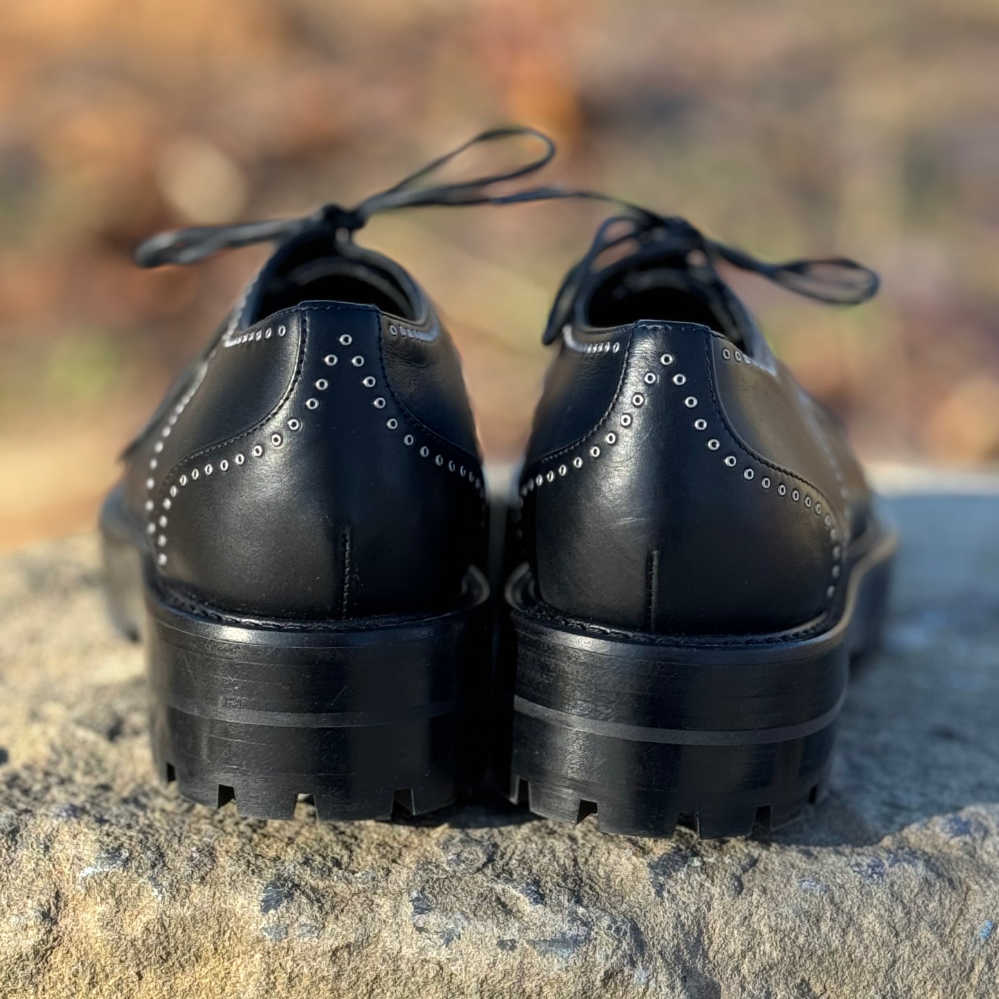 Alaïa Grommet Studded Loafers