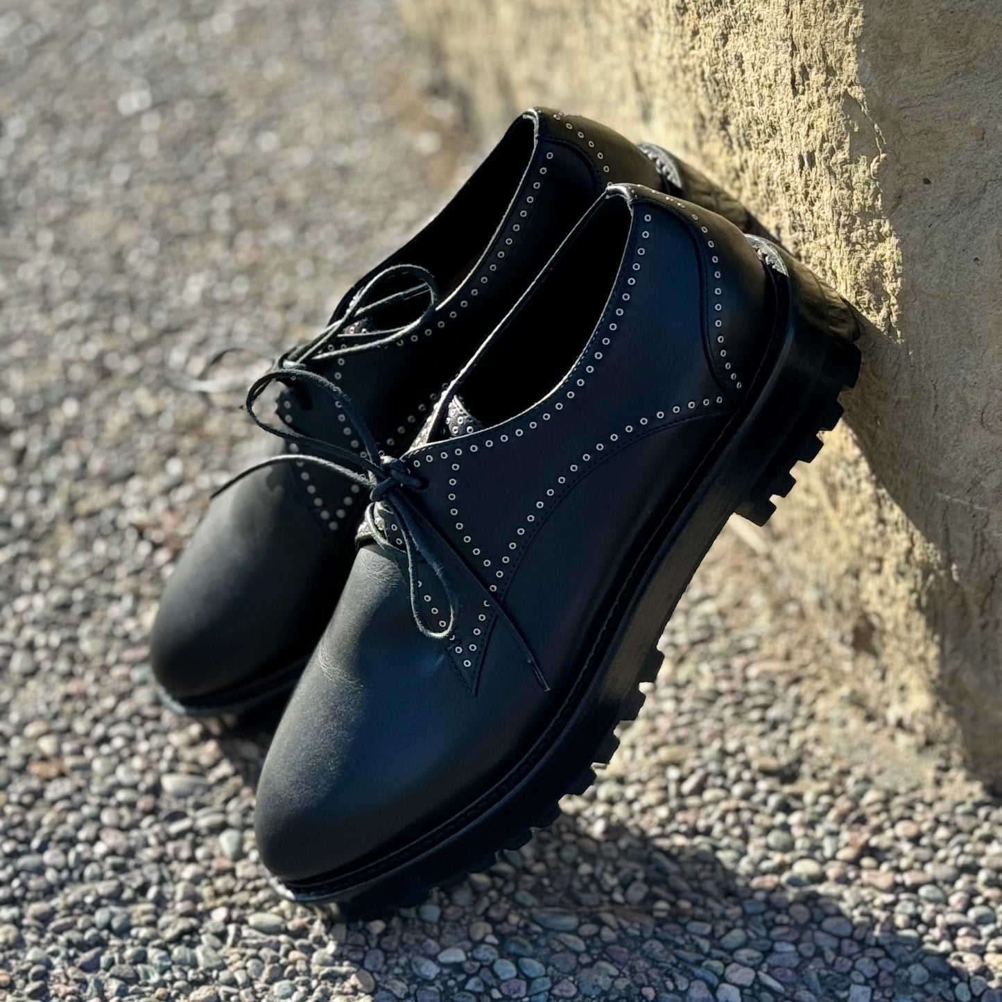 Alaïa Grommet Studded Loafers