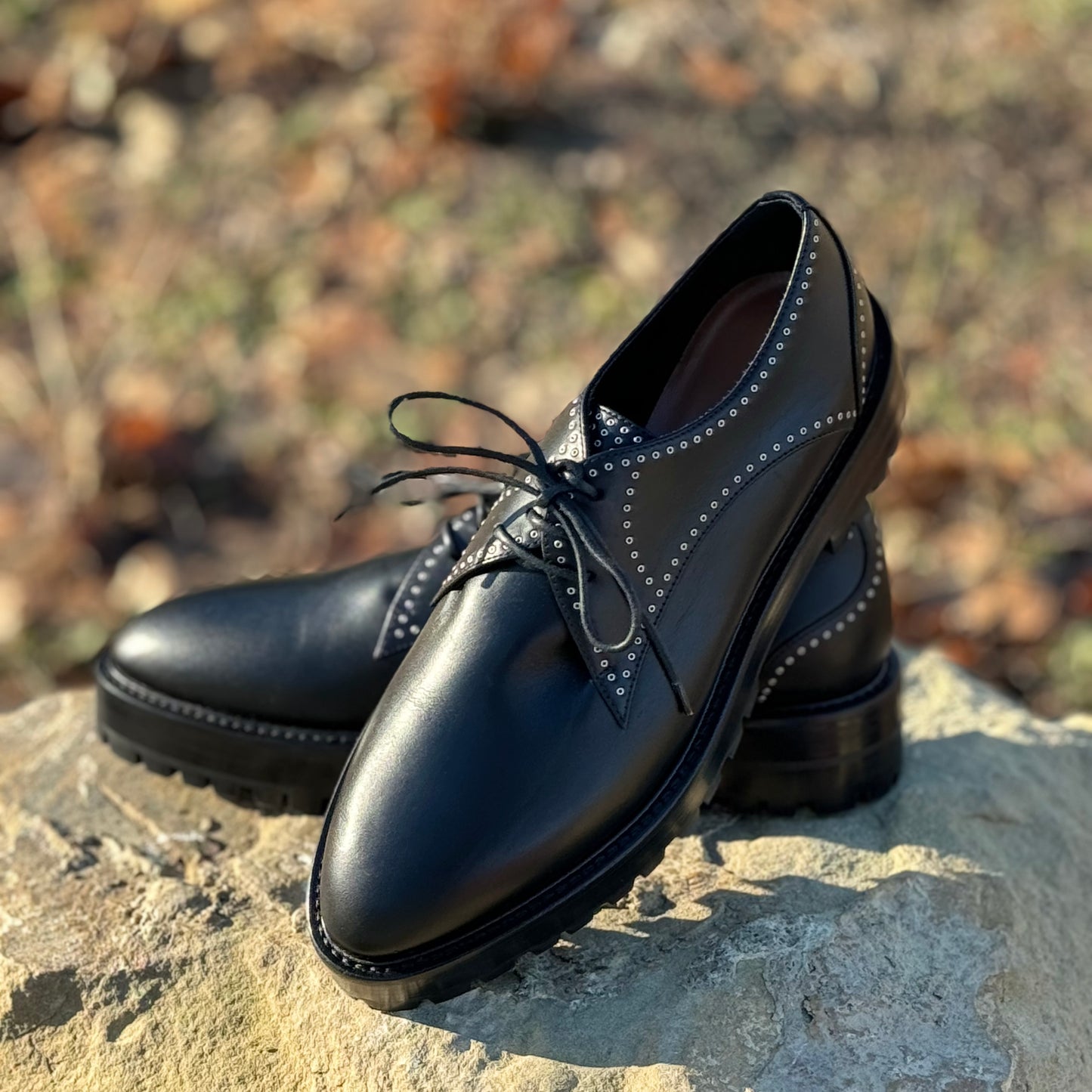 Alaïa Grommet Studded Loafers