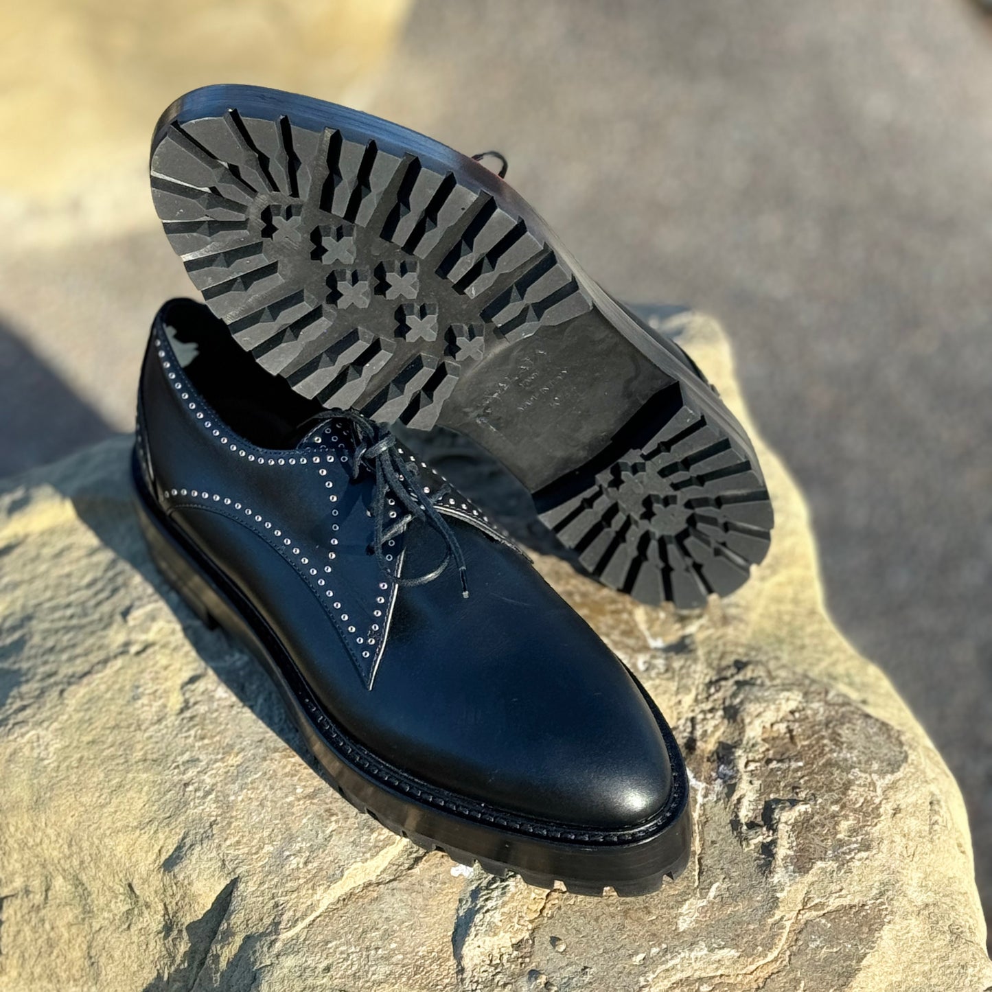 Alaïa Grommet Studded Loafers