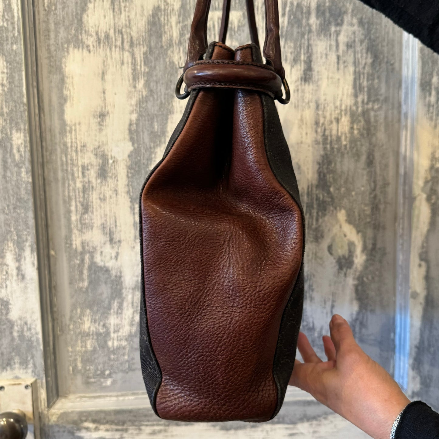 Gucci Horsebit GG Canvas Tote Bag