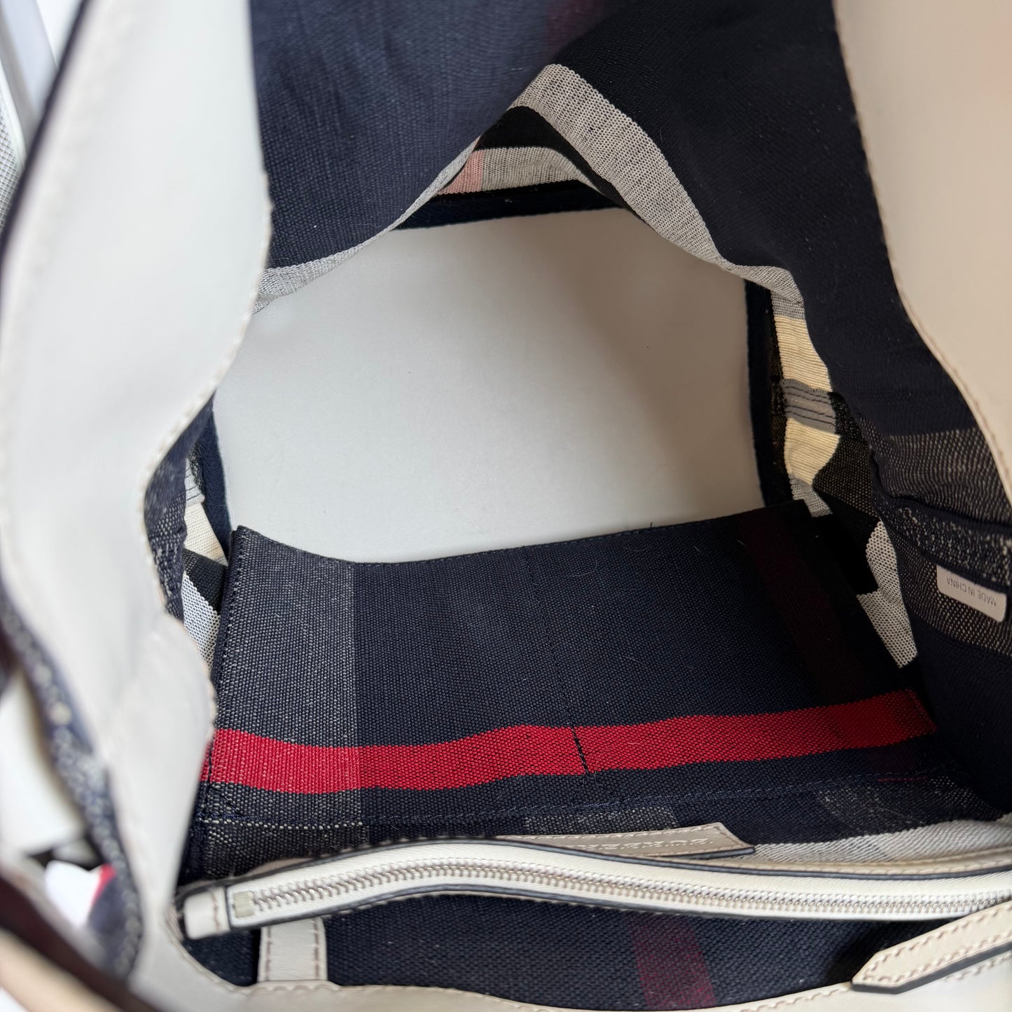 Burberry Ashby Canvas Hobo Bag