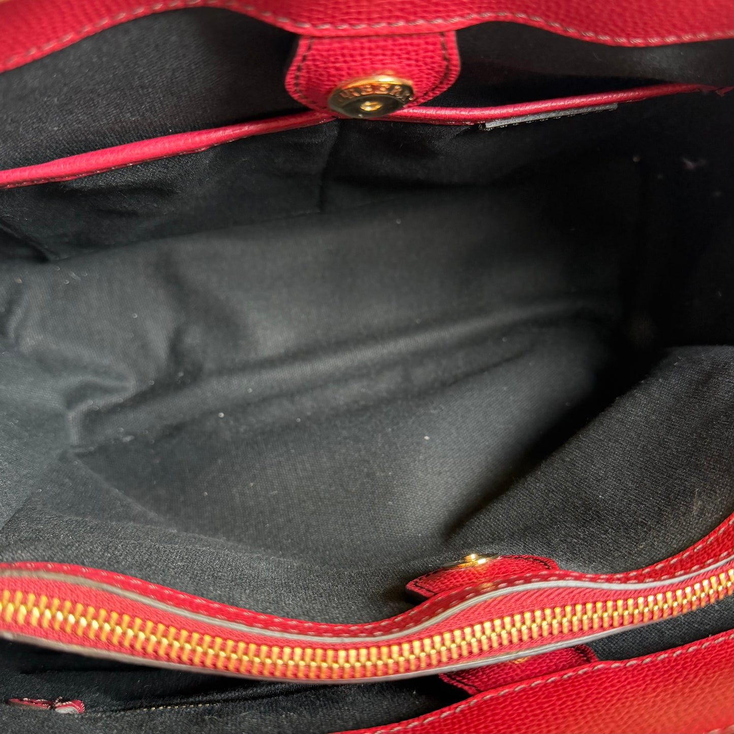 Burberry Check Banner Medium Tote Bag